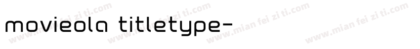 movieola titletype字体转换